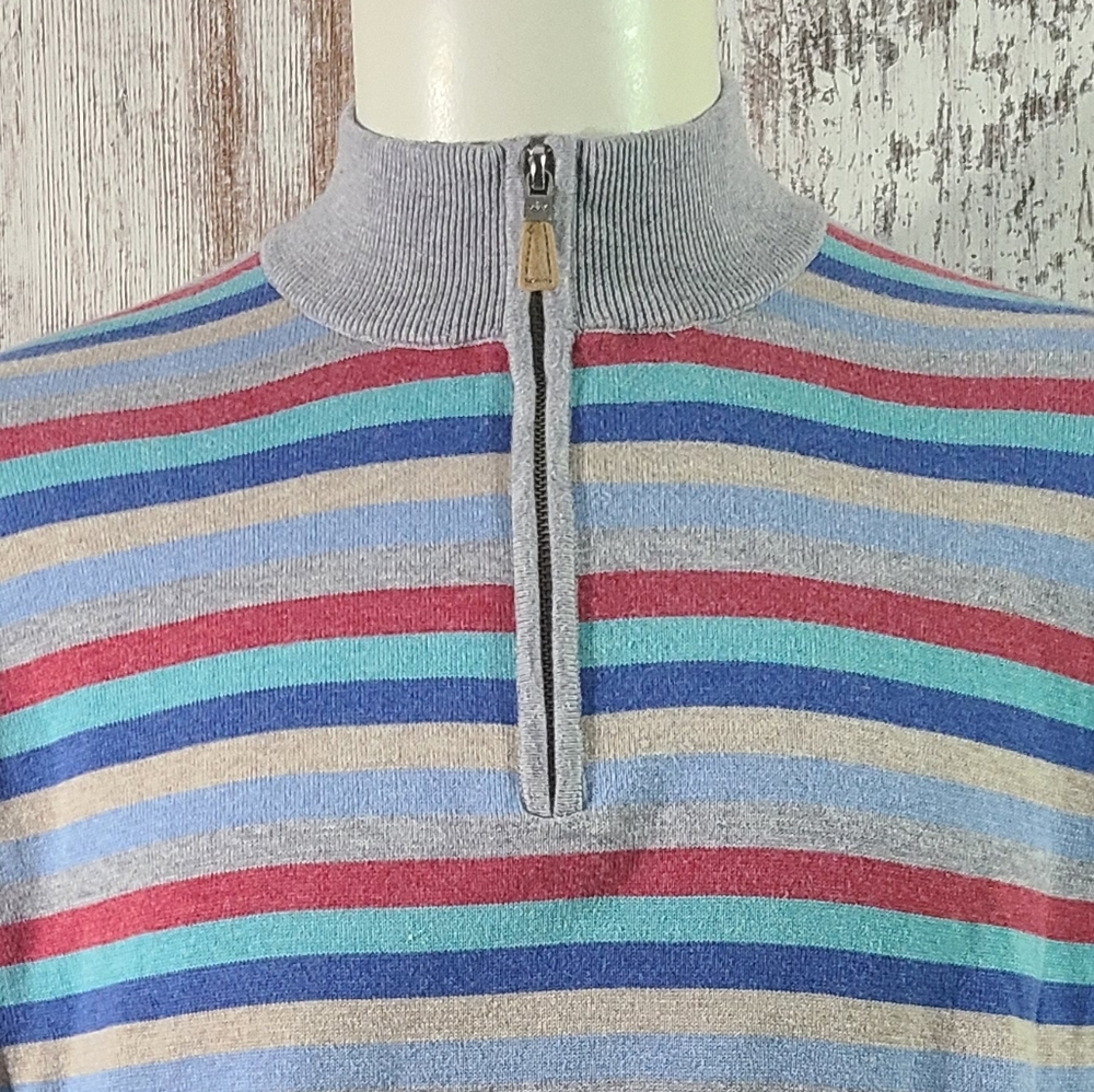 Peter Millar | Quarter-Zip Pullover Sweater | Siz… - image 2